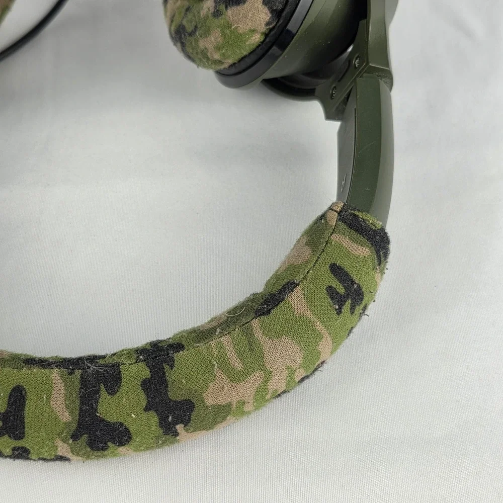 Turtle Beach Recon 50p Gaming Headset (works) Olive Green Camo-‎ MIC NOT WORKING